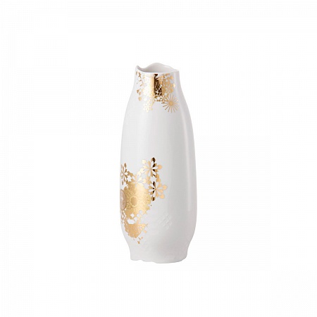 Фарфоровая ваза 26 см «Shibori» (золотая) - Rosenthal