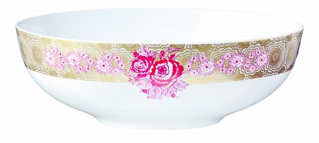 Салатник 25 см Blumarine &quot;GOLDEN ROSES&quot;