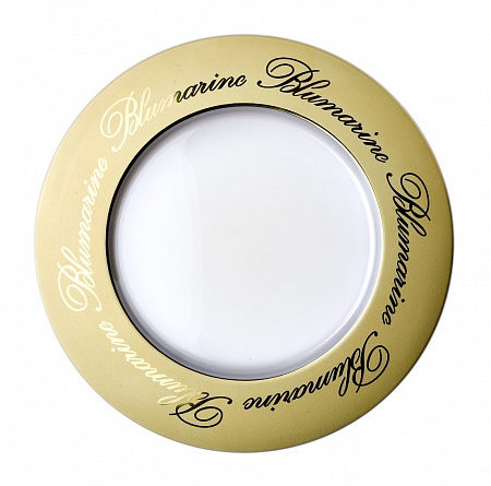 Большое круглое сервировочное блюдо 35 см Blumarine &quot;LOGO ORO ANTICATO&quot;