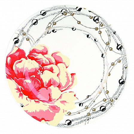 Сервировочное блюдо - d. 30 CM Blumarine &quot;PEONIA ARANCIO/ORANGE&quot;
