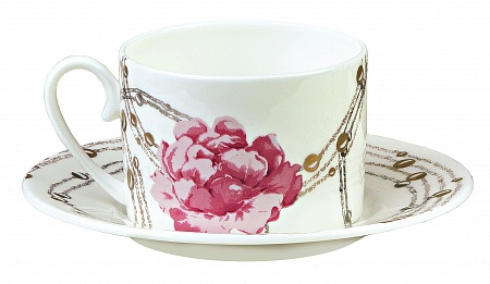 Чайная пара - 0,2 л Blumarine &quot;PEONIA COLOR RED&quot;