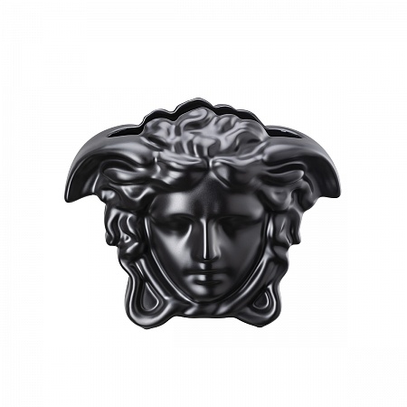 Ваза 15 см, черная, Medusa Grande - Rosenthal Versace