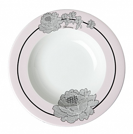 Суповая тарелка - d. 22 CM  Blumarine &quot;ROSE LACE&quot;