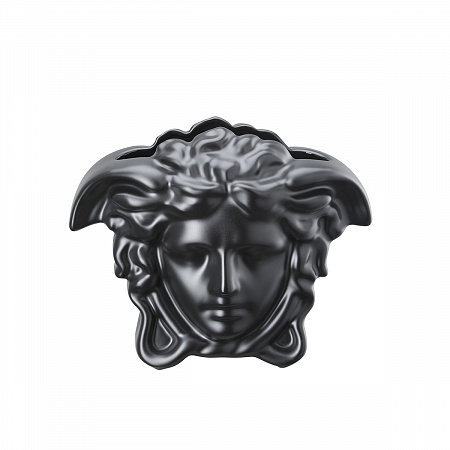 Ваза 15 см, черная, Medusa Grande - Rosenthal Versace