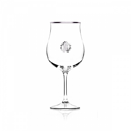 Бокал для дегустации Roberto Cavalli Home MONOGRAMMA PLATIN -  730 мл.
