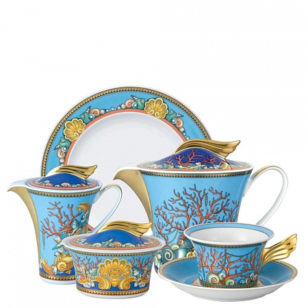 Чайный сервиз 6/21 LES TRÉSORS DE LA MER - Rosenthal Versace