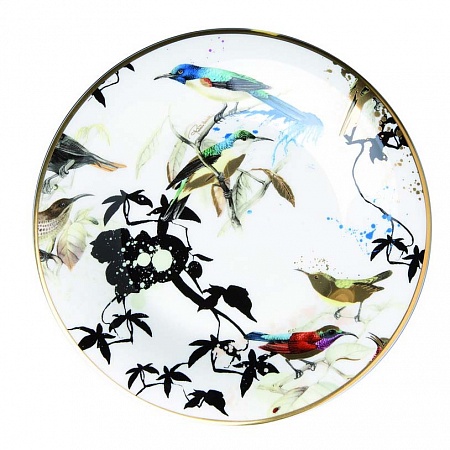 Тарелка пирожковая Roberto Cavalli Home -15,5 см серия - Garden Birds