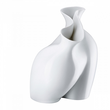 Ваза 26 см, белая, La Chute - Rosenthal