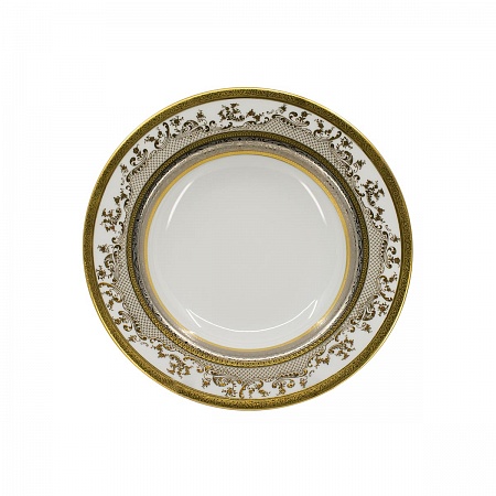 Суповая тарелка 22 см 6 шт &quot;Falken Porzellan&quot; 9320 Gold Platin