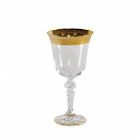 Набор бокалов с шиш Золотой узор &quot;Bellaglass&quot;, (6шт), 180 мл